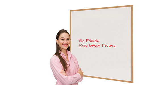 Eco-friendly wood framed whiteboards – an alternative to the traditional aluminium framed whiteboards.
